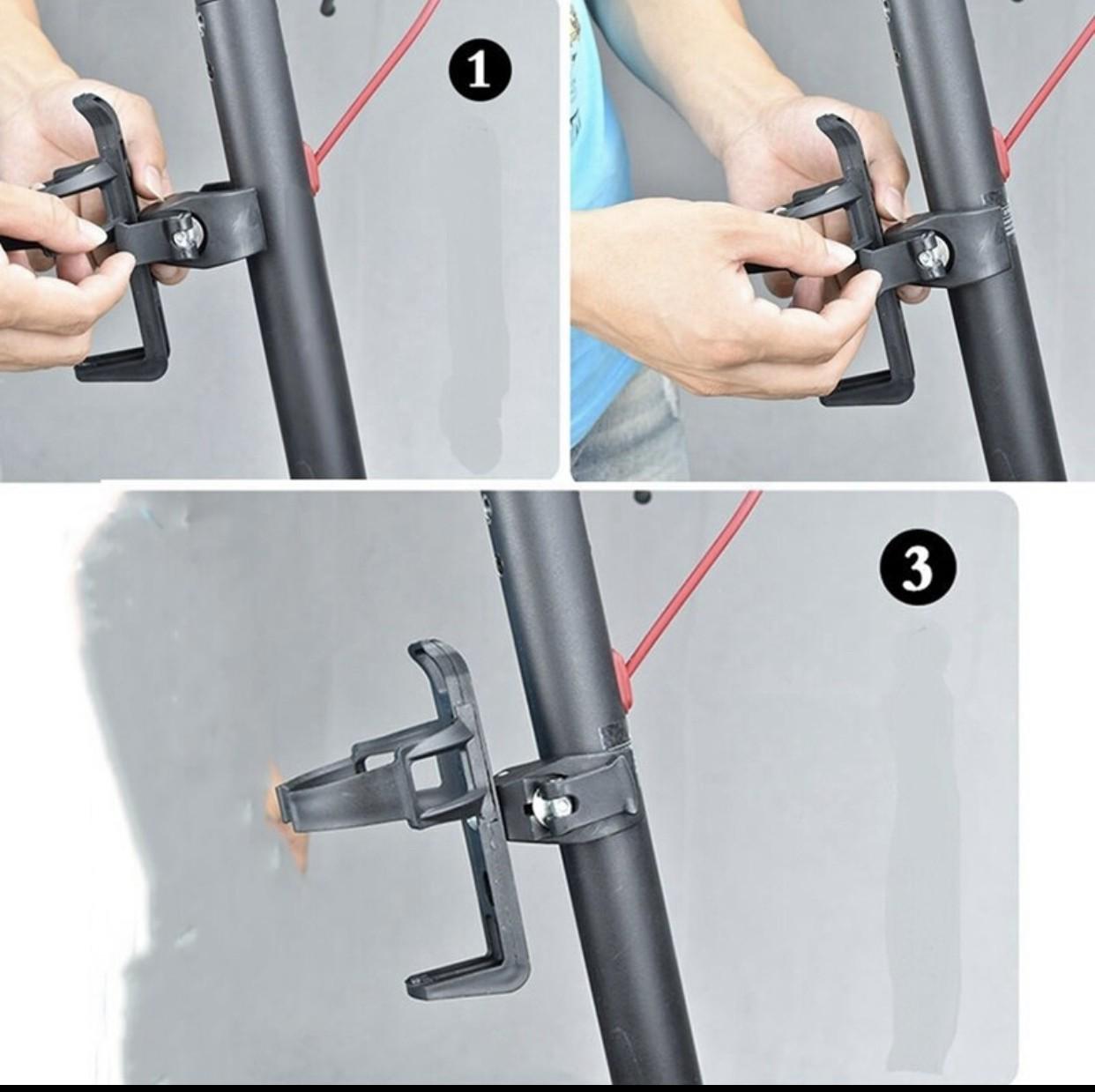Флягодержатель пластиковый с креплением универсальным на эксцентрике для электросамоката - фото 3 Флягодержатель пластиковый с креплением универсальным на эксцентрике для электросамоката - фото 3