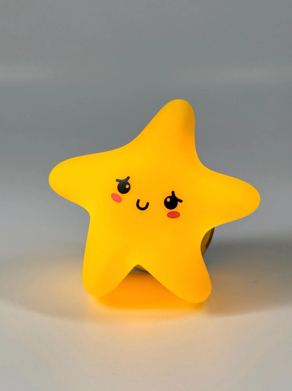 Ночник LED силиконовый настенный Звездочка USB-С с сенсорным управлением теплый свет LJC-248 (2122442)