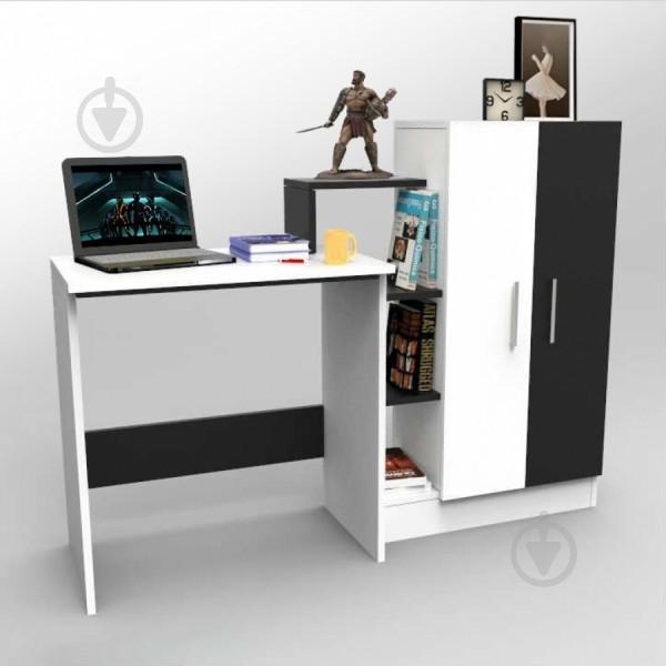 Компьютерный стол Comfy Home ZC-1 Комфорт белый/черный