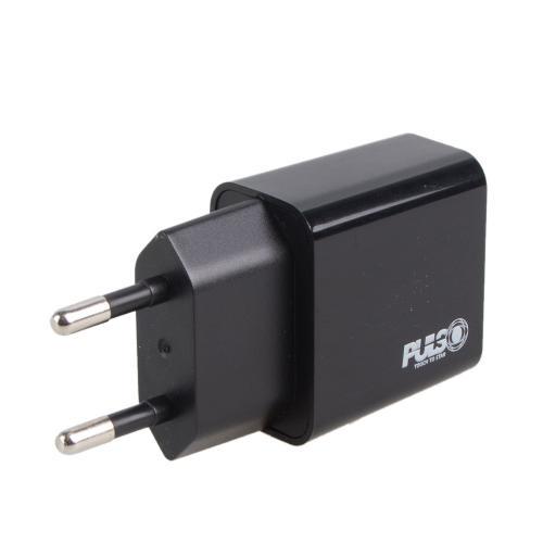 Мережевий зарядний пристрій PULSO QC3.0 2 USB 28 W - фото 4