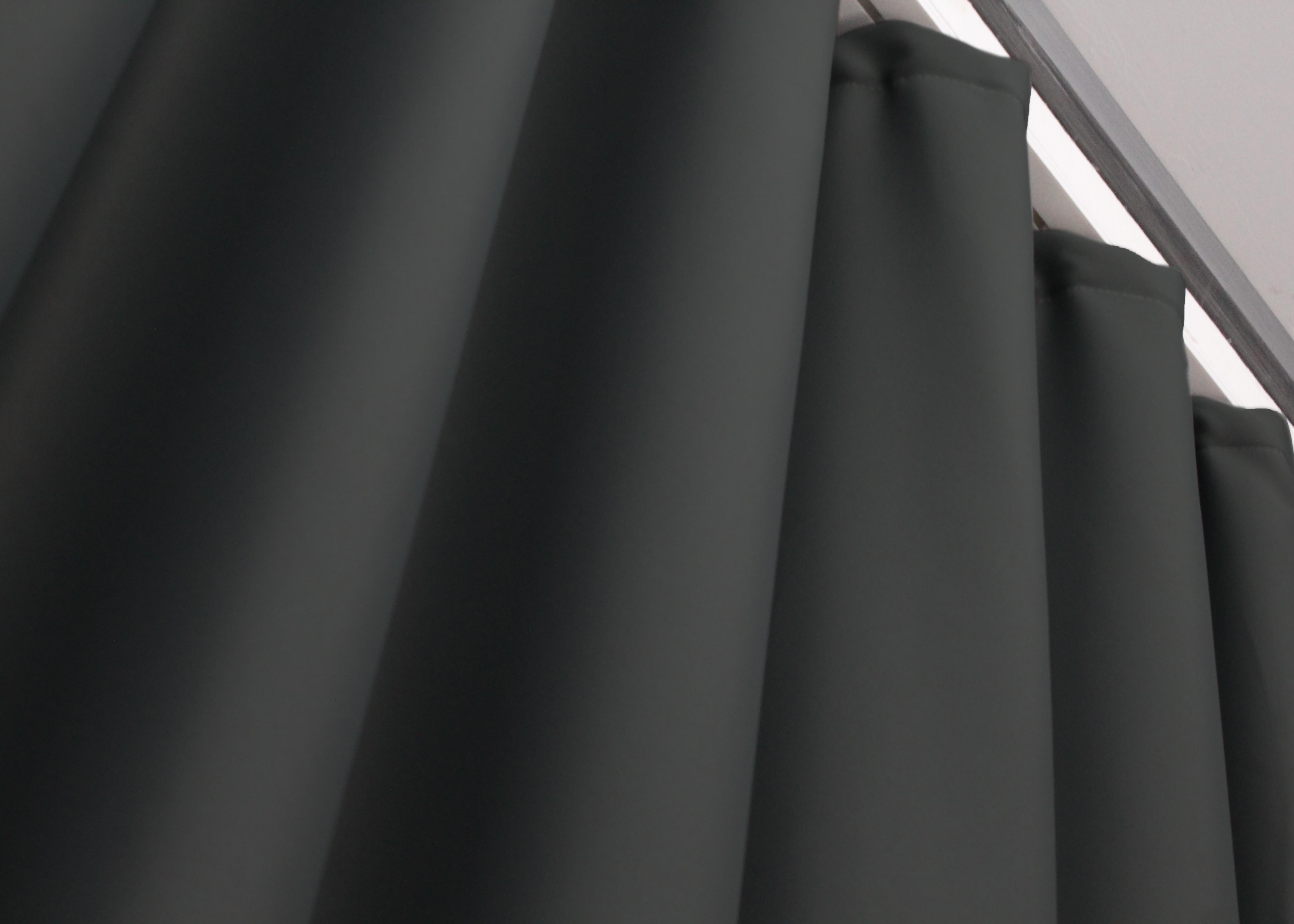 Комплект готових штор VR-Textil Блекаут Midnight № 1399ш 150х290 см 2 шт. Графітовий (33-0266) - фото 5 Комплект готових штор VR-Textil Блекаут Midnight № 1399ш 150х290 см 2 шт. Графітовий (33-0266) - фото 5