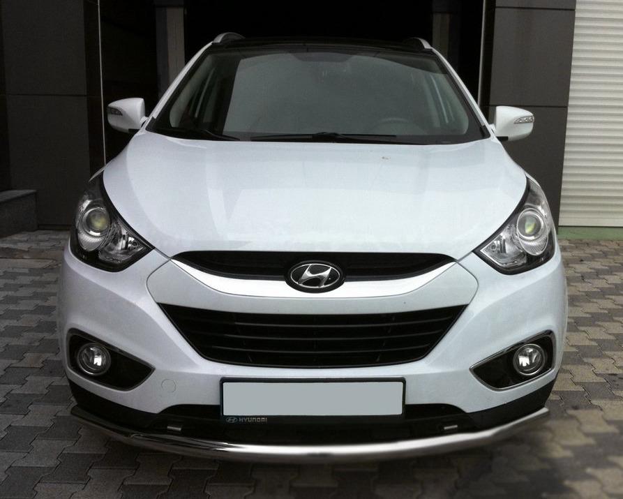 Передняя дуга ST008 CAN для Hyundai IX-35 2010-2015 гг. нержавеющая сталь Хром