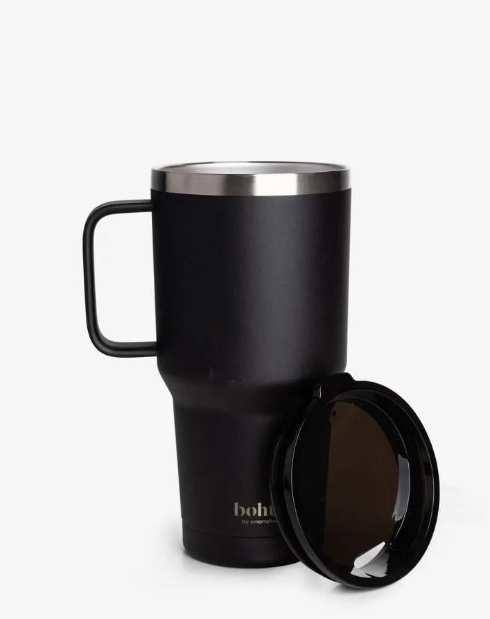Термостакан SmartShake Bohtal с ручкой из нержавеющей стали 900 мл Tumbler Black (11281601) Термостакан SmartShake Bohtal с ручкой из нержавеющей стали 900 мл Tumbler Black (11281601)