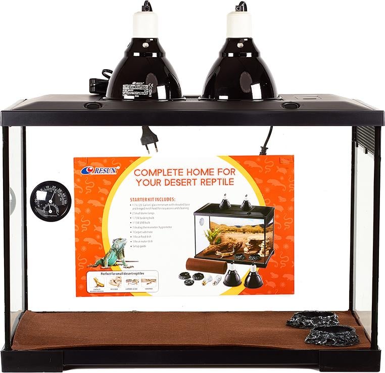 Набор террариумный Resun PT 760 с оборудованием пустыня 619х330х434 мм (6933163321498)
