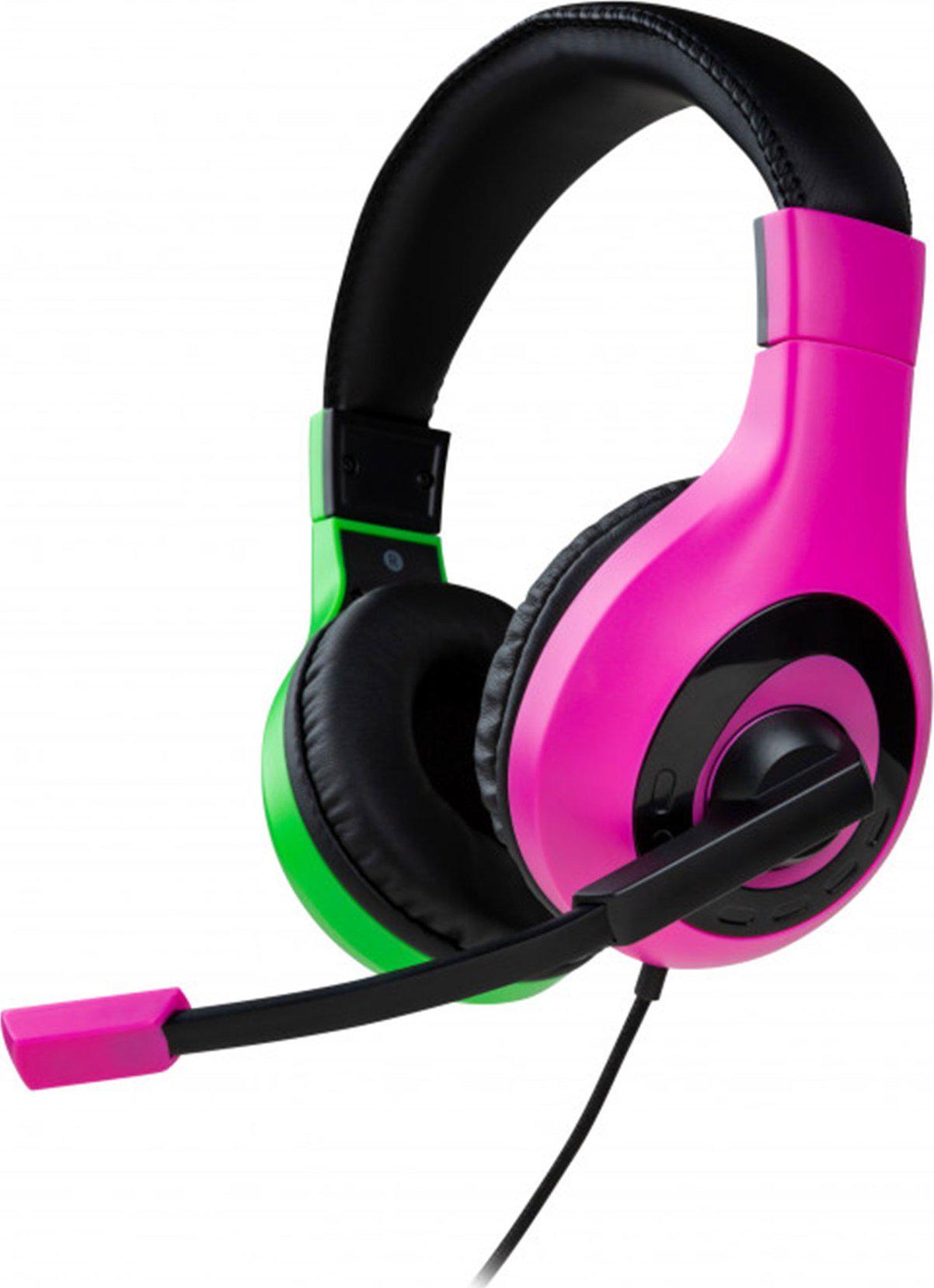 Навушники з мікрофоном Nacon Nintendo Switch Stereo Pink (SWITCHHEADSETV1P+G)