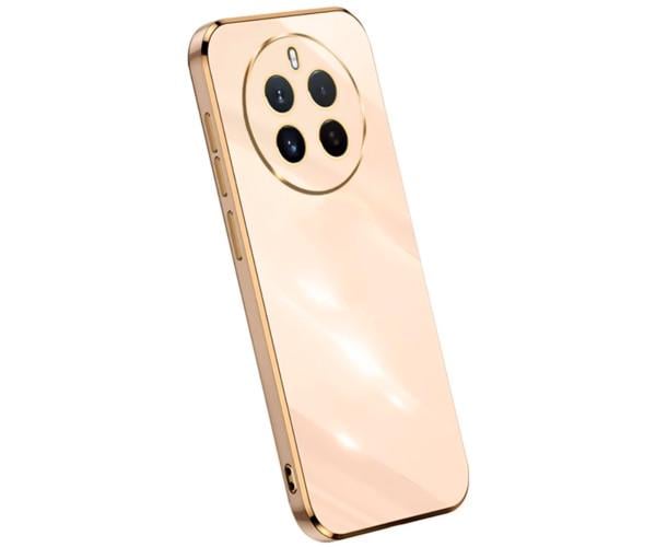 Чехол накладка Silicone Adds 6D для Realme 12 Pro / 12 Pro Plus Розовый