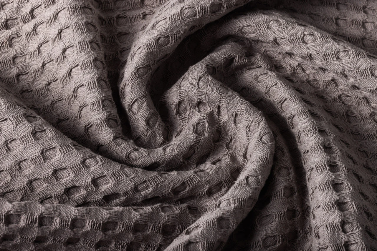 Плед вафельный HYGG семейный 230х250 см Серо-бежевый (311198) - фото 4 Плед вафельный HYGG семейный 230х250 см Серо-бежевый (311198) - фото 4