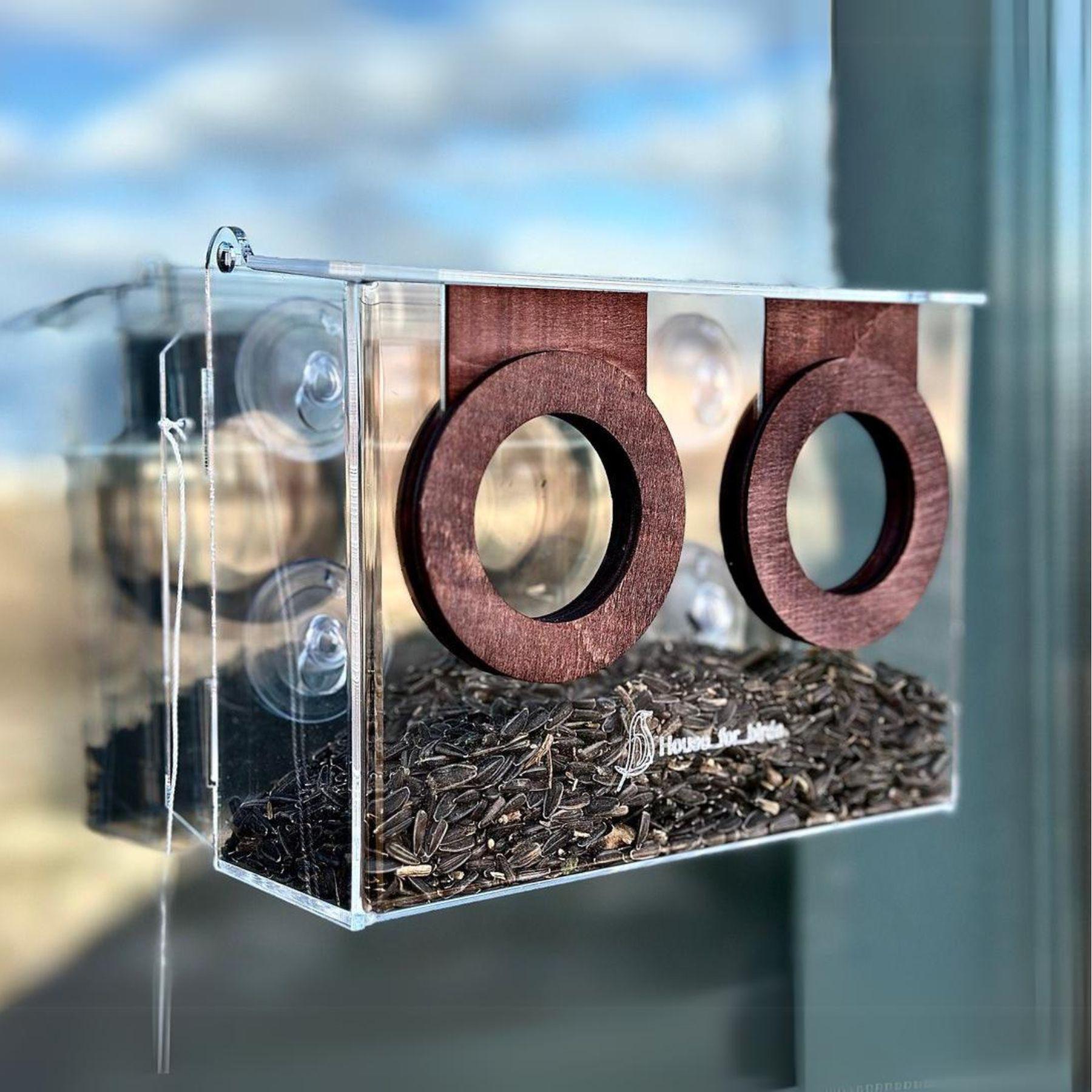 Кормушка для птиц на окно House for birds Колижанка