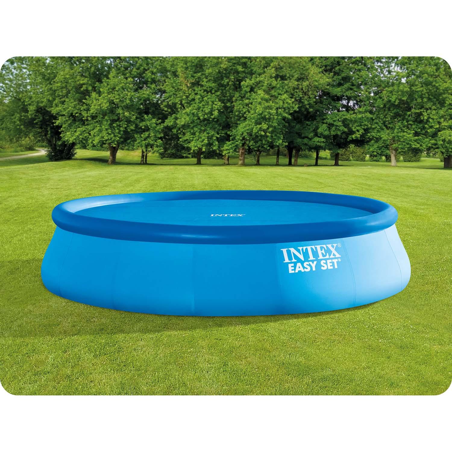 Солнечное покрытие для бассейна Intex 28014 488 см (414296) - фото 2 Солнечное покрытие для бассейна Intex 28014 488 см (414296) - фото 2