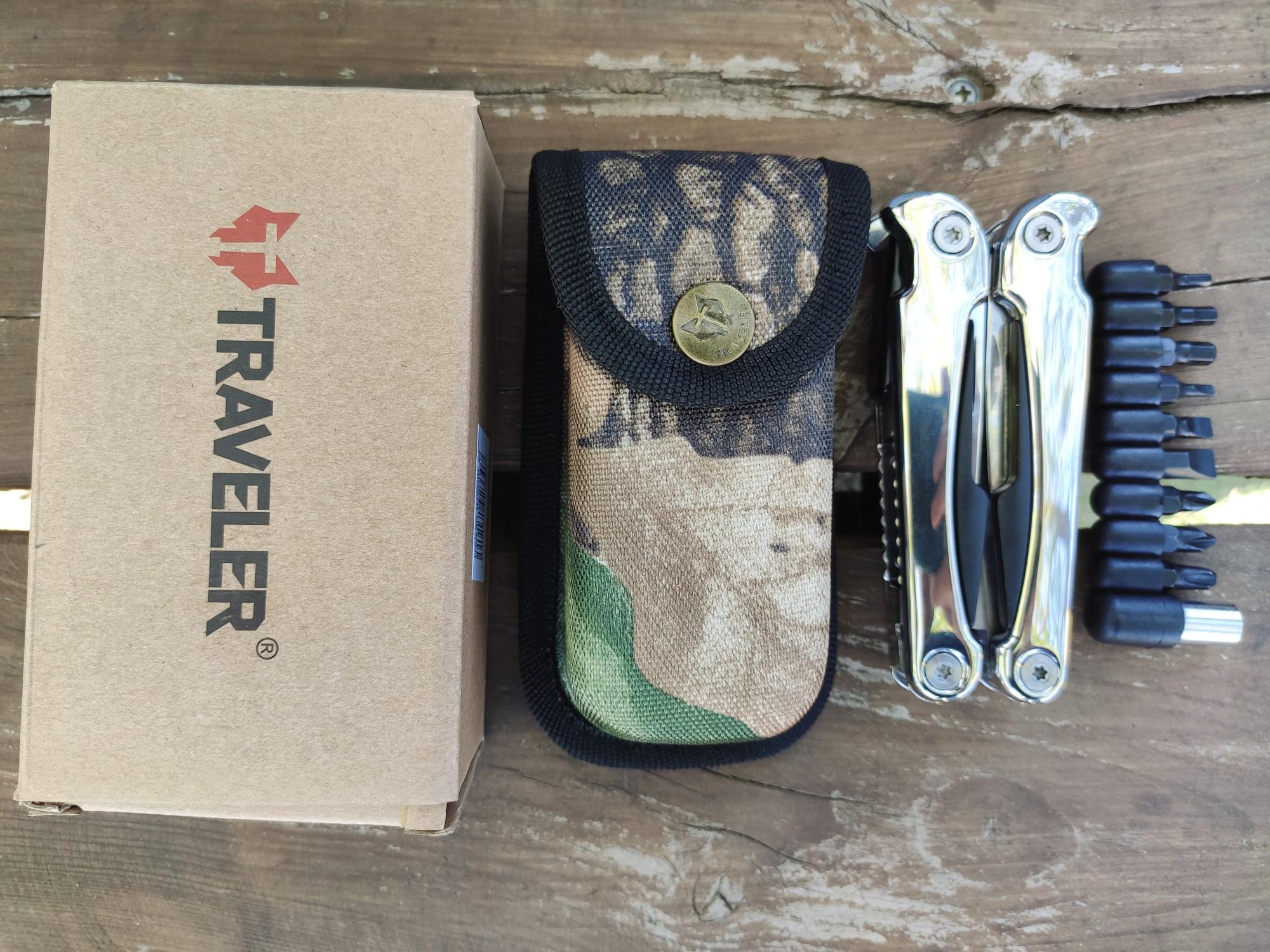 Мультитул Traveler MT 6в1 в чехле Silver (25674249) - фото 6