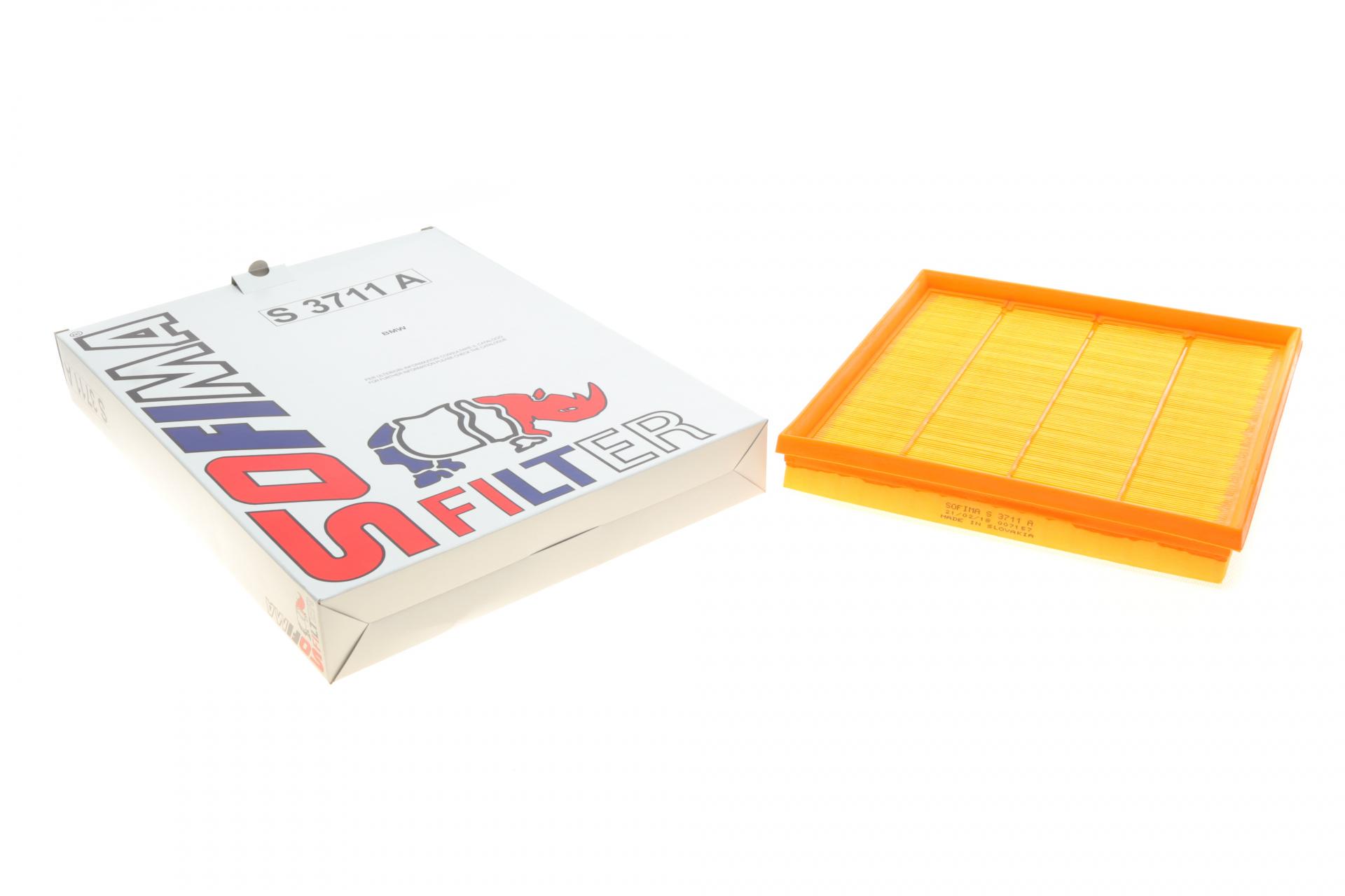 Фільтр повітряний SOFIMA для BMW 5 F10/F11/F07/6 F12/F13/F06 3,0i 08- (S 3711 A)