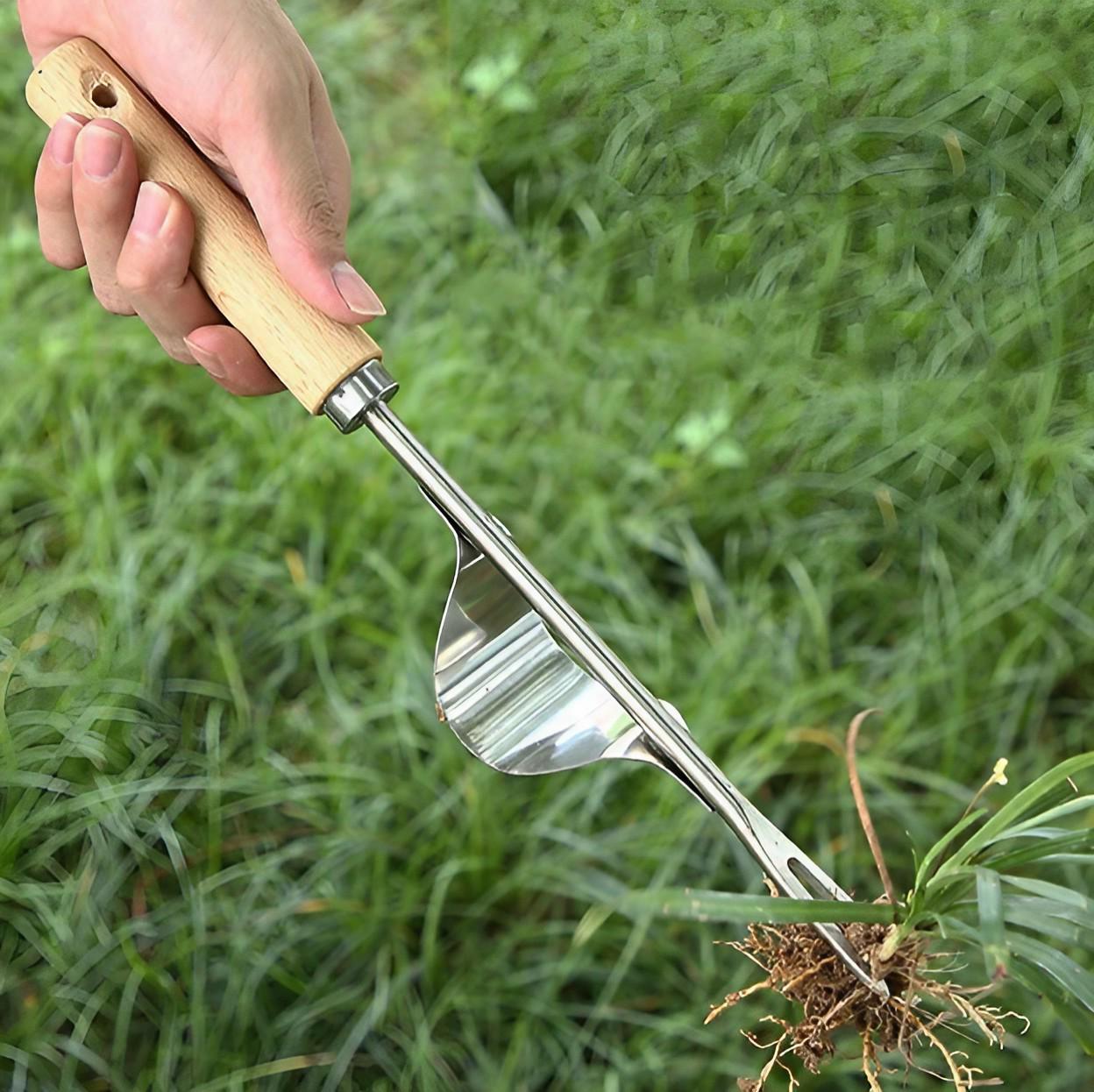 Культиватор-рыхлитель земли ручной садовый 31 см (INSTPD-0716) - фото 3