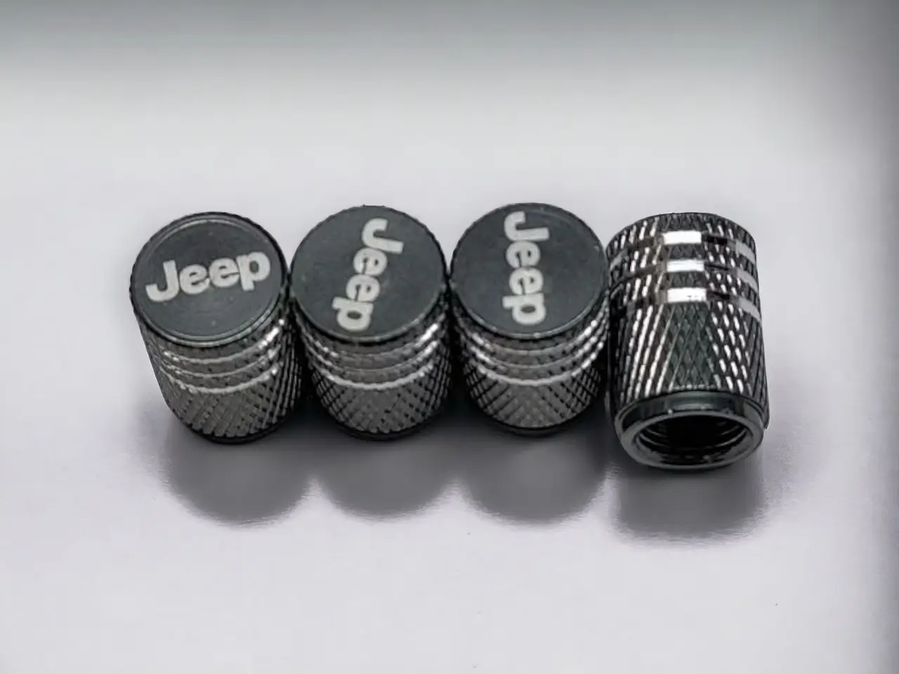Ковпачки на ніпель металеві з логотипом JEEP (2399816350) - фото 1