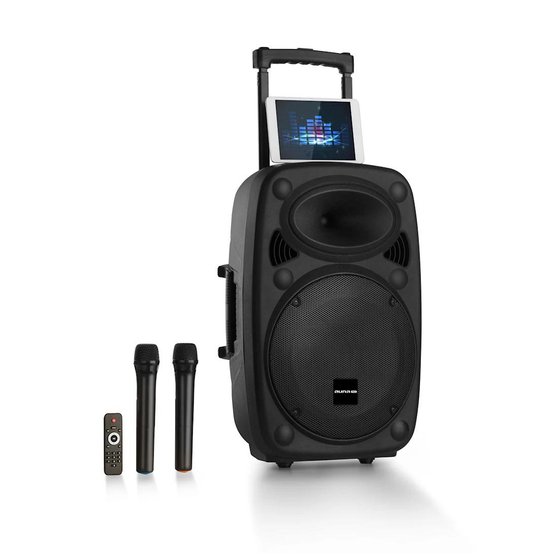 Колонка активна Auna Streetstar 2.0 15" Sub BT/USB/AUX 2xMicro 1000 Wmax - фото 1