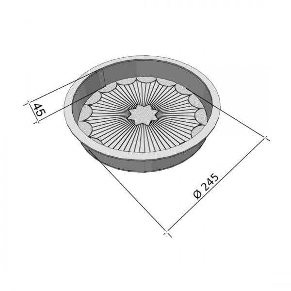 Форми для тротуарної плитки Верес-2007 Рондо 45 мм (11303-2499) - фото 3 Форми для тротуарної плитки Верес-2007 Рондо 45 мм (11303-2499) - фото 3