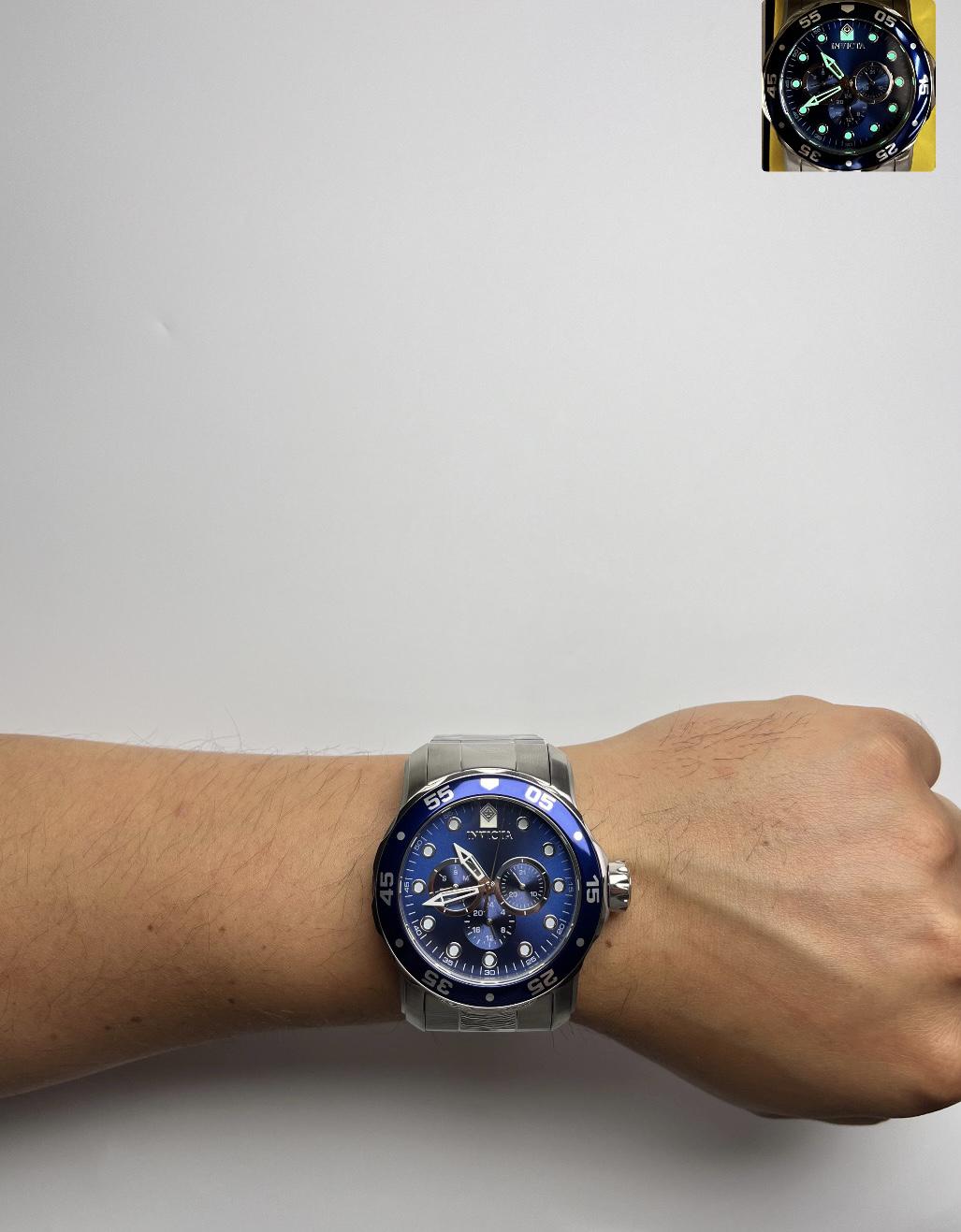 Наручний годинник чоловічий Invicta 45728 Pro Diver Scuba спортивний (29068589) - фото 8 Наручний годинник чоловічий Invicta 45728 Pro Diver Scuba спортивний (29068589) - фото 8