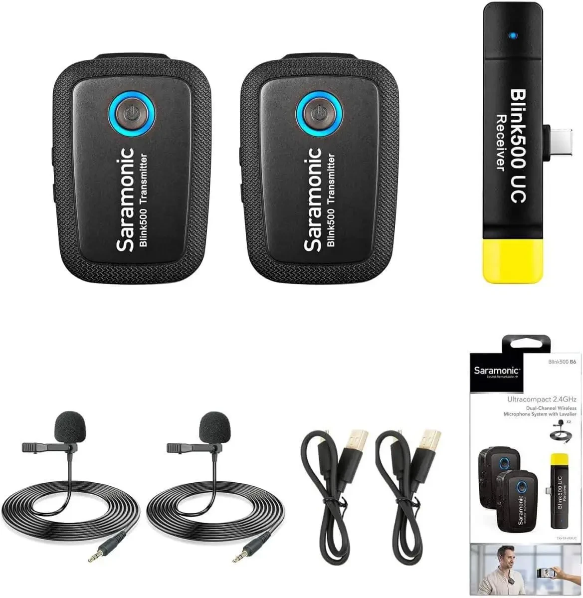 Мікрофон бездротовий Saramonic Blink 500 B6 USB-C петличний (34566884)