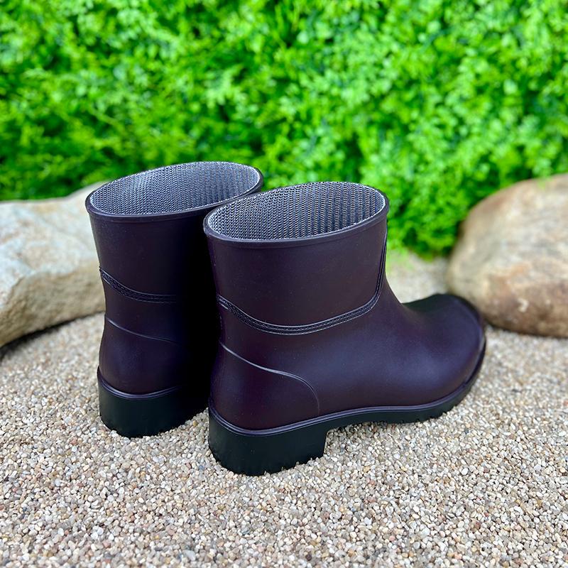 Гумові чоботи жіночі Е-00602-1 26 см p. 40 Бордовий (77098841) - фото 3 Гумові чоботи жіночі Е-00602-1 26 см p. 40 Бордовий (77098841) - фото 3