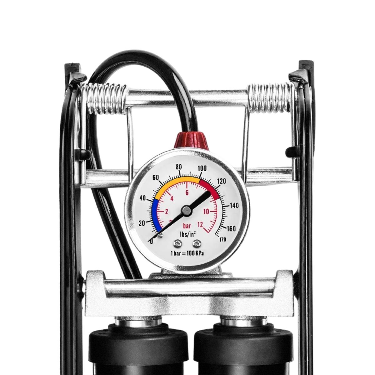 Насос/помпа ножний ROCKBROS FP4411 160 psi/11 бар (RB-FP4411LB-4017) - фото 5