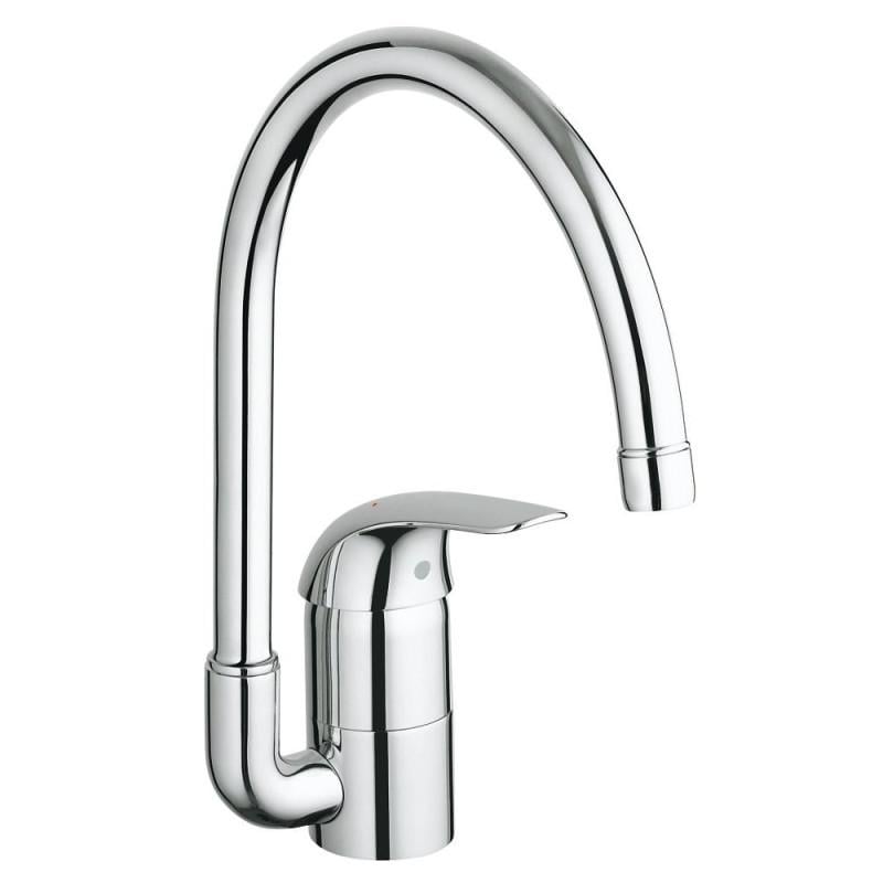 Кухонный смеситель однорычажный Grohe Euroeco 32752000 Хром (49052)