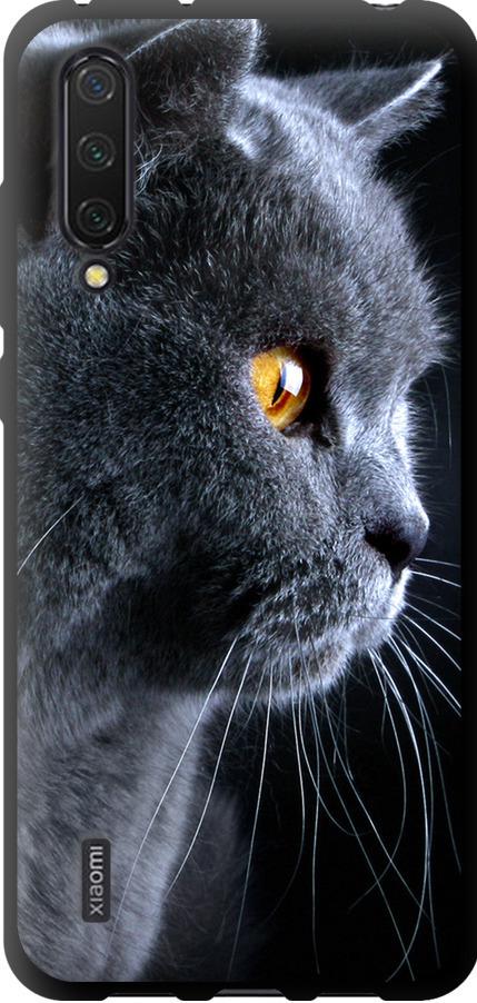 Чехол на Xiaomi Mi 9 Lite Красивый кот (3038b-1834-42517)