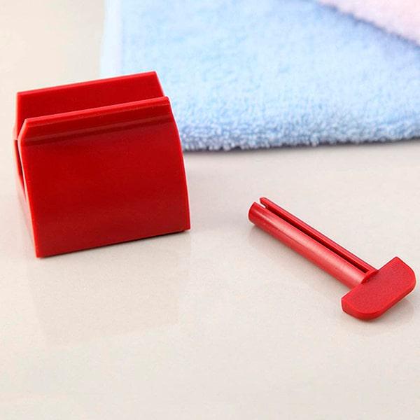 Дозатор для зубной пасты UKC Роликовый выжиматель Red - фото 3 Дозатор для зубной пасты UKC Роликовый выжиматель Red - фото 3