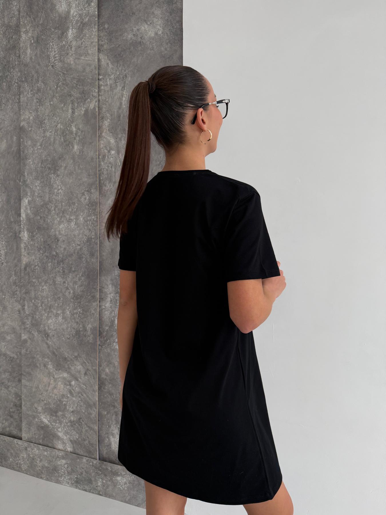 Туника-футболка Be Happy 3XL Черный (ST2) - фото 2 Туника-футболка Be Happy 3XL Черный (ST2) - фото 2