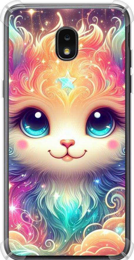 Чехол на Samsung Galaxy J7 2018 Сказочный котенок (5813sp-1502-42517)