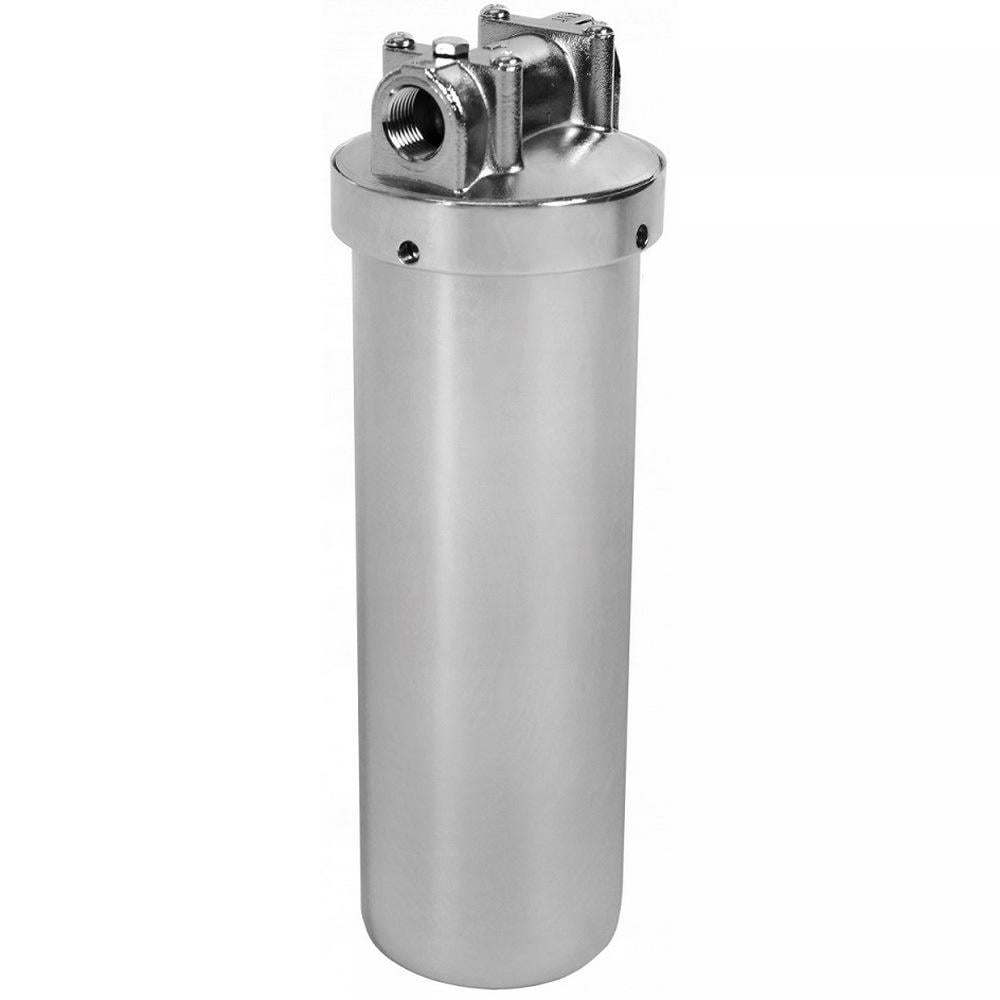 Фильтр магистральный USTM SlimLine 10" без картриджа 1/2" WFHOT SS 12