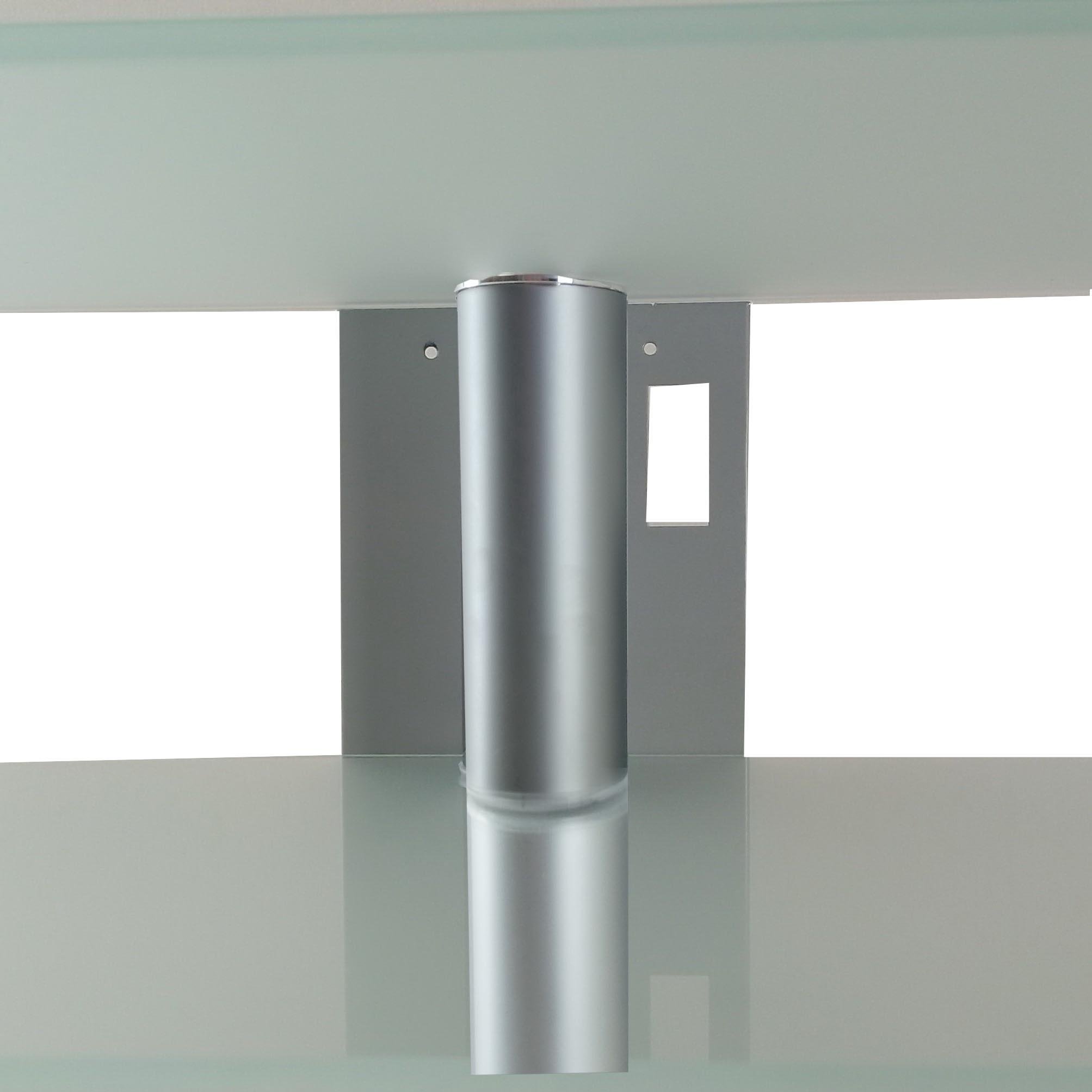 Тумба под телевизор Commus Аскет MX satin Alm 20-60" 1250х350х575 мм Белый/Алюминий (644420141) - фото 3 Тумба под телевизор Commus Аскет MX satin Alm 20-60" 1250х350х575 мм Белый/Алюминий (644420141) - фото 3