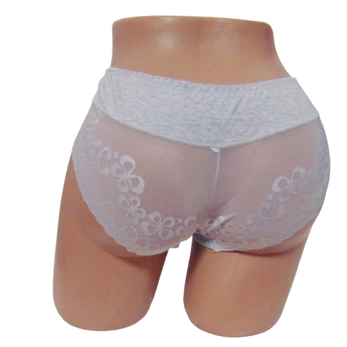 Трусы женские стринги кружевные Miego 680118 хлопковые L/XL Серый (2303426748) - фото 2 Трусы женские стринги кружевные Miego 680118 хлопковые L/XL Серый (2303426748) - фото 2