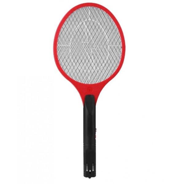 Электромухобойка Rechargeable Mosquito-hitting Swatter на аккумуляторе Красный (8701) - фото 5