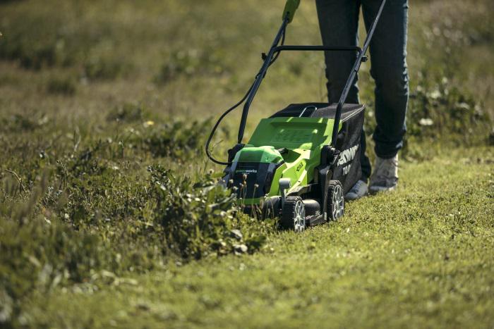 Газонокосилка аккумуляторная Greenworks G40LM35 без АКБ и ЗУ (34016) - фото 3