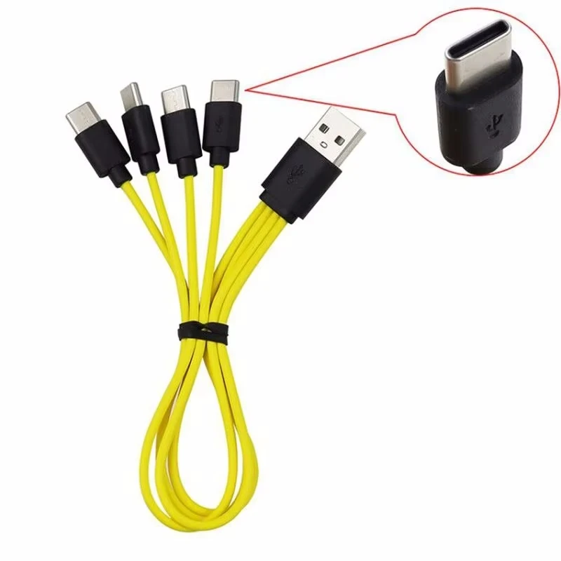 Кабель USB Type-C на 4 выхода для зарядки - фото 2