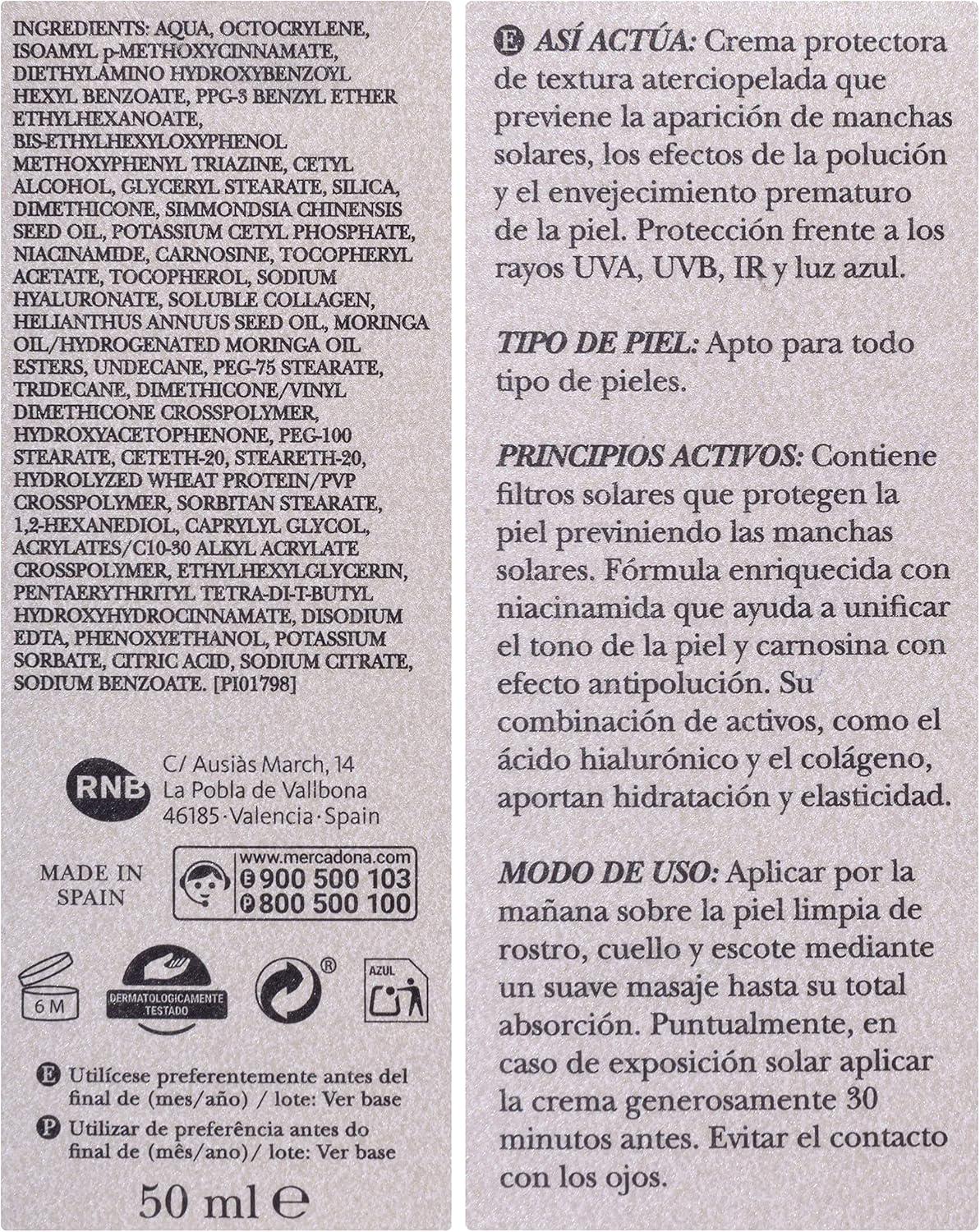 Крем солнцезащитный против пятен Deliplus Crema facial protectora anti-manchas SPF 50+ 50 мл (26850969) - фото 2 Крем солнцезащитный против пятен Deliplus Crema facial protectora anti-manchas SPF 50+ 50 мл (26850969) - фото 2