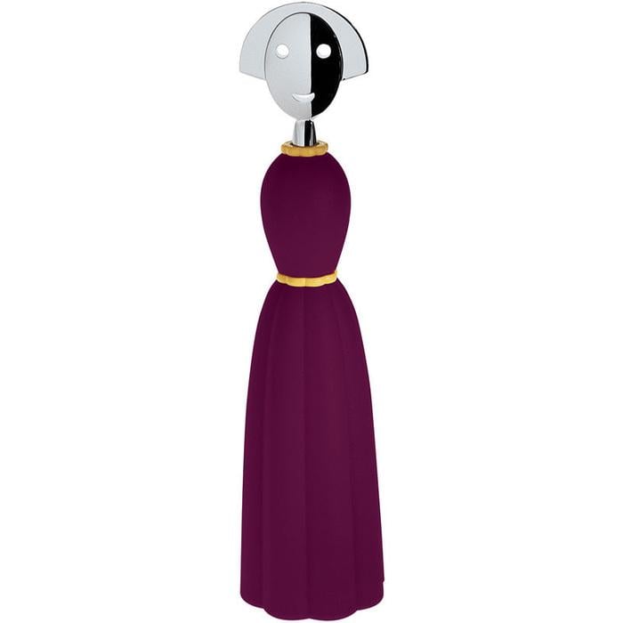 Млин для перцю Alessi Anna Pepper 7х28х7 см Бордовий (2522311) Млин для перцю Alessi Anna Pepper 7х28х7 см Бордовий (2522311)