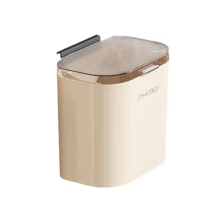 Контейнер для сміття з прозорою кришкою для кухні ванної та офісу підвісний 10 л 26x16x25 см - фото 1