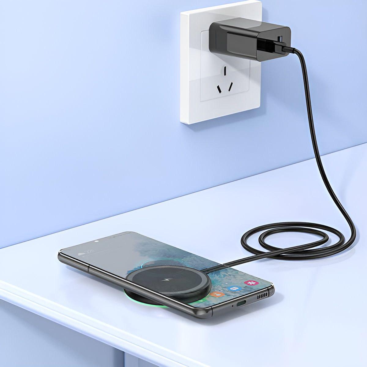 Зарядний пристрій Borofone BQ27 2в1 для смартфонів і навушників (19671537) - фото 5 Зарядний пристрій Borofone BQ27 2в1 для смартфонів і навушників (19671537) - фото 5