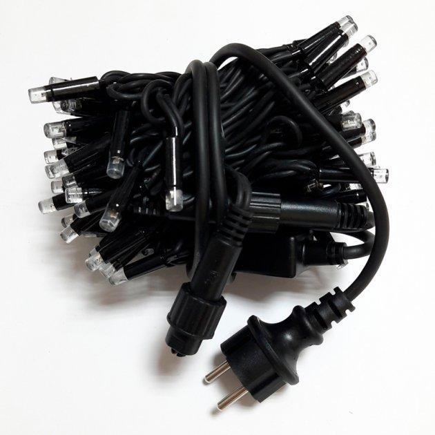 Гірлянда RD 7060 100LED з вуличним блоком Чорний/Білий (10-14-15206-783) Гірлянда RD 7060 100LED з вуличним блоком Чорний/Білий (10-14-15206-783)