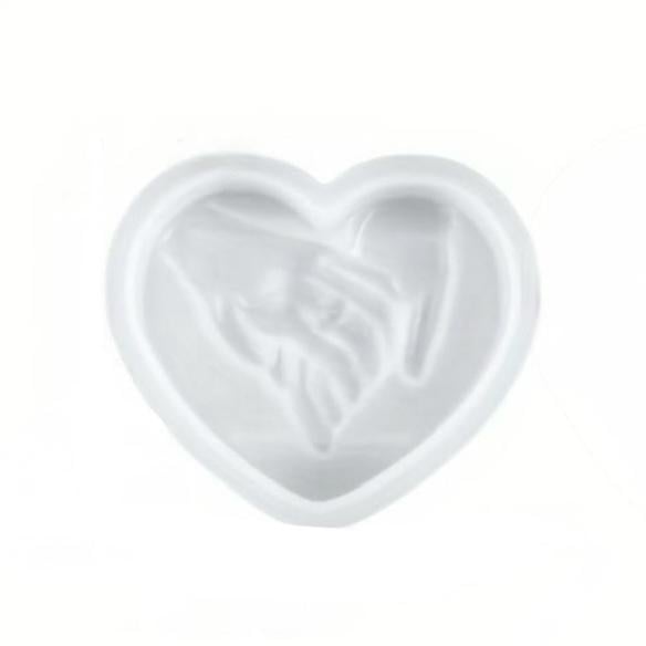 Форма молд для мыла и свечей Сердце силиконовая 66х7х5 см