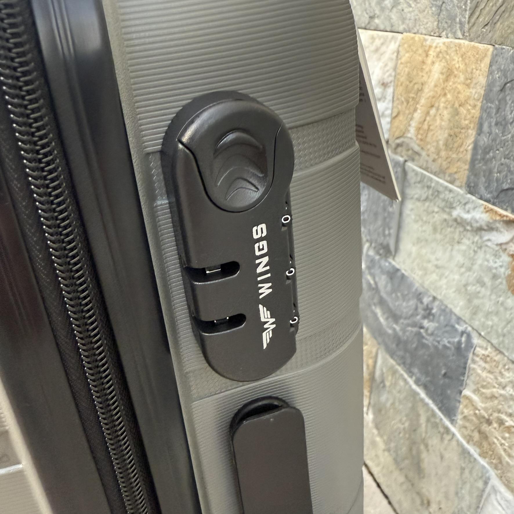 Валіза дорожня з поліпропілену Wings HWF03 S Сірий (30631273) - фото 5