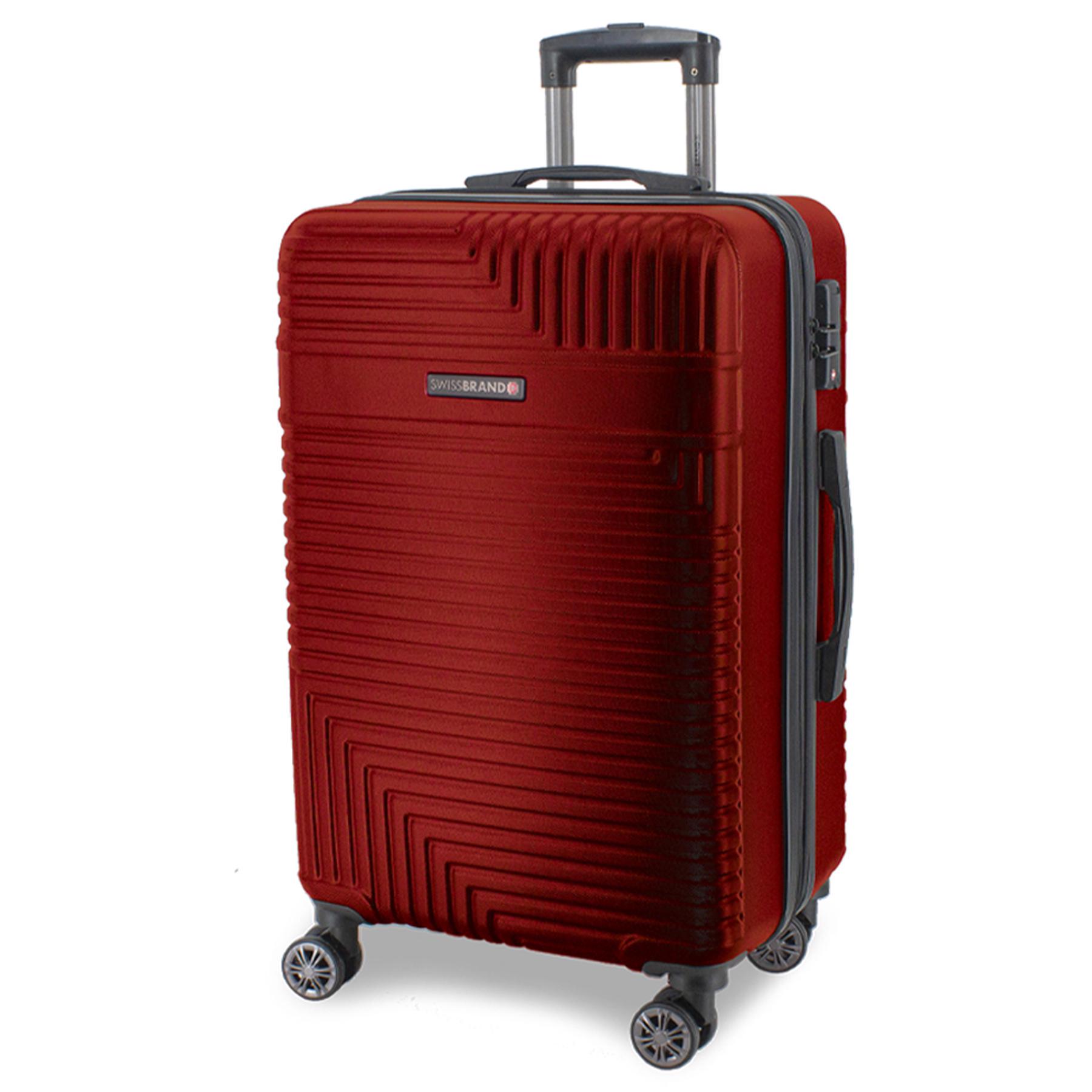 Валіза Swissbrand Brunei L Dark Red (SWB_LHBRU744L) - фото 1 Валіза Swissbrand Brunei L Dark Red (SWB_LHBRU744L) - фото 1