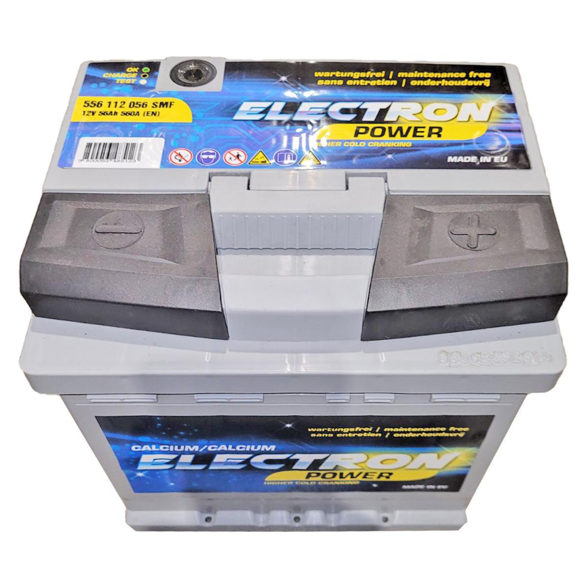 Акумулятор автомобільний ELECTRON POWER HP 556112056SMF 6СТ-56Ah Аз 560А (158437)