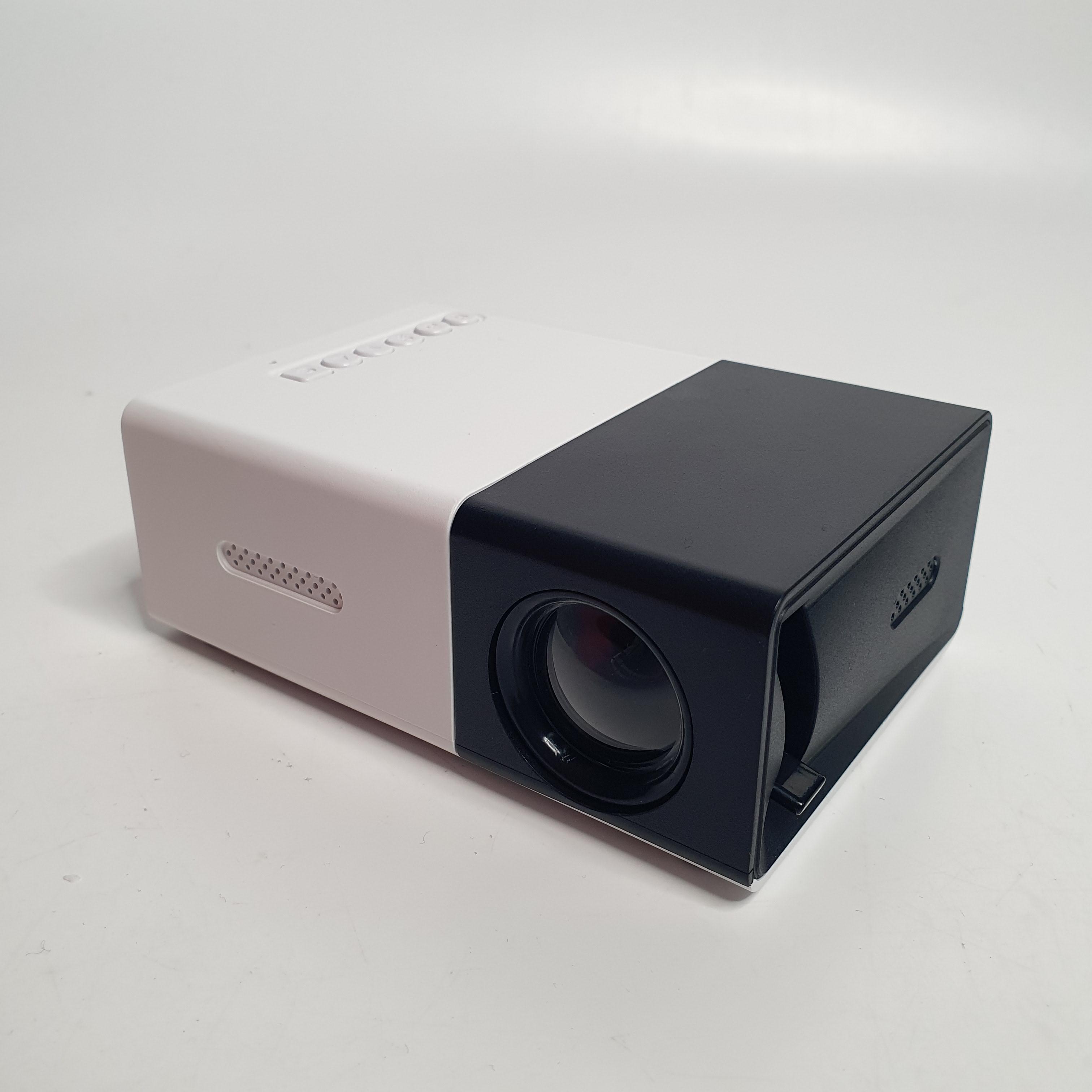 Проектор мультимедійний Led Projector для домашнього кінотеатру портативний з динаміком та пультом (YG-300-WBlack)