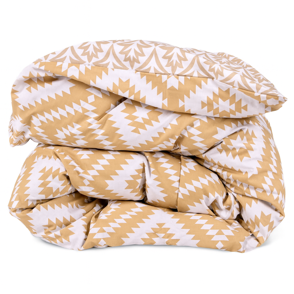 Комплект постільної білизни PaniPava Золотий Орнамент бязь 155х215 см (10100601) - фото 4