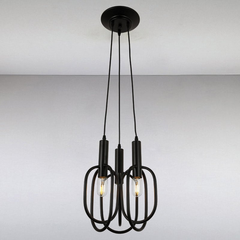 Люстра подвесная Light House LS-13922/3 BK Черный