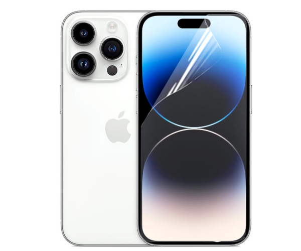 Противоударная гидрогелевая пленка Hydrogel Film для Apple iPhone 14 Pro Transparent
