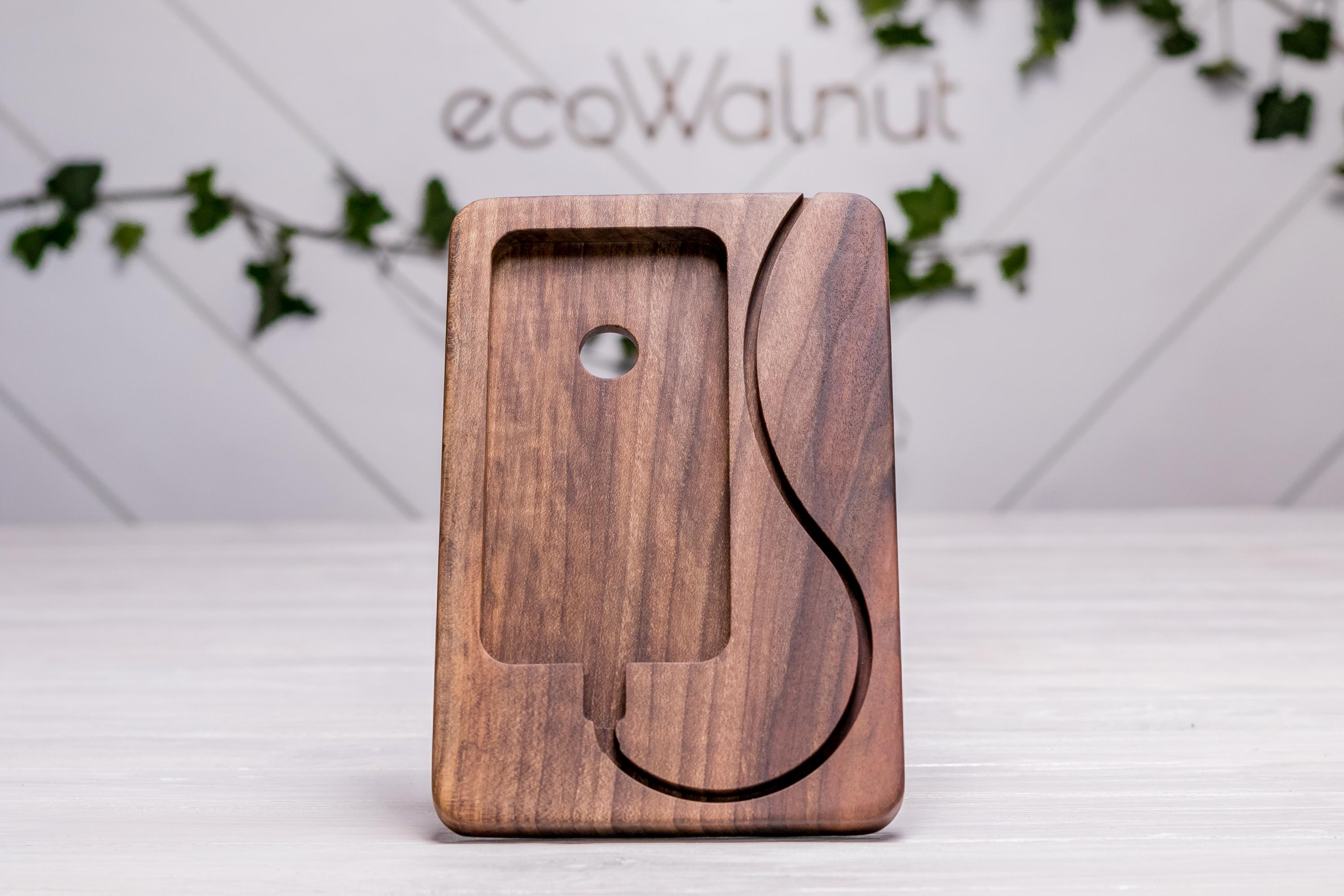 Зарядний пристрій EcoWalnut бездротовий з логотипом (EW-31) - фото 2