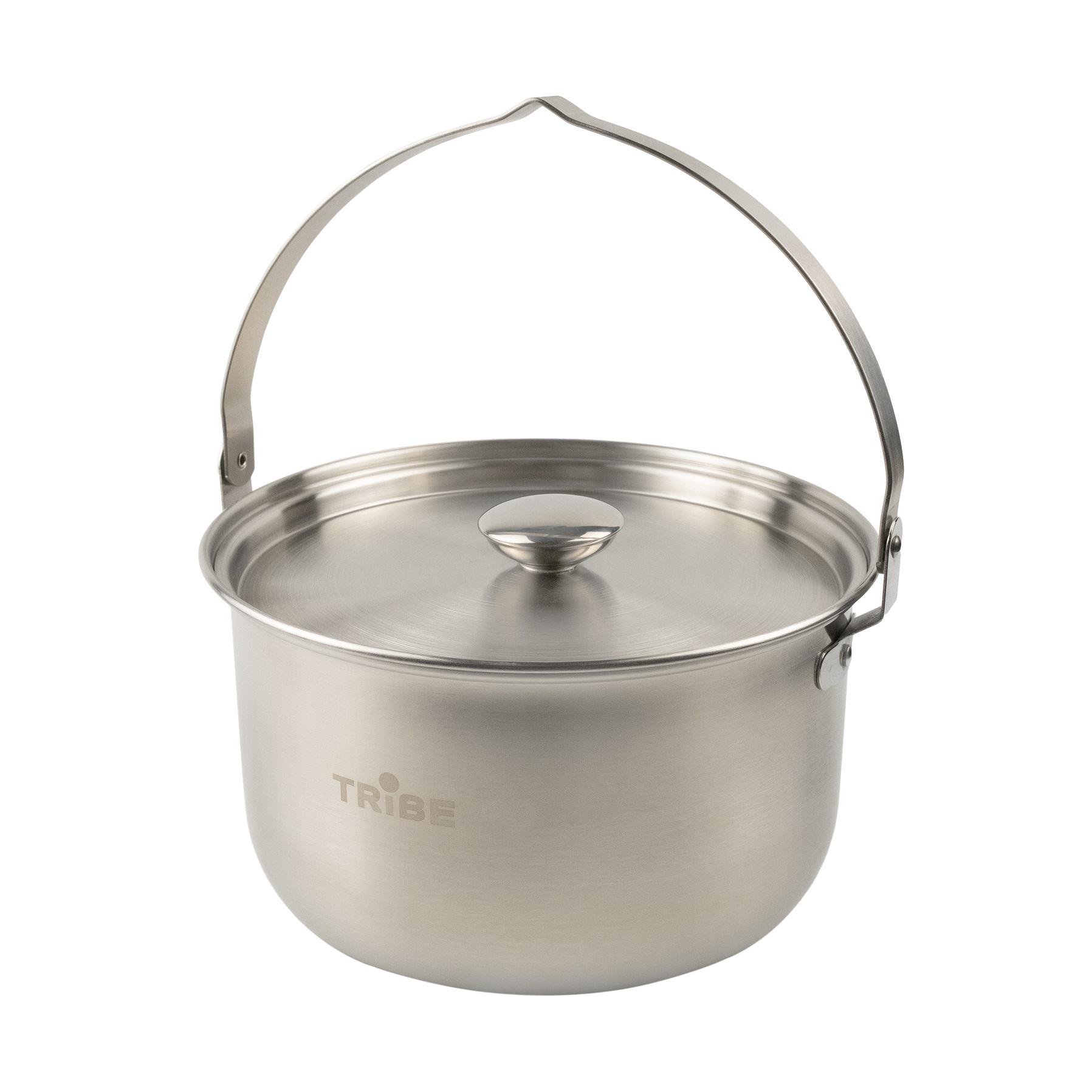 Казанок туристичний Tribe Family Pot з нержавіючої сталі 3,5 л (T-FH-0005-metal) - фото 1 Казанок туристичний Tribe Family Pot з нержавіючої сталі 3,5 л (T-FH-0005-metal) - фото 1