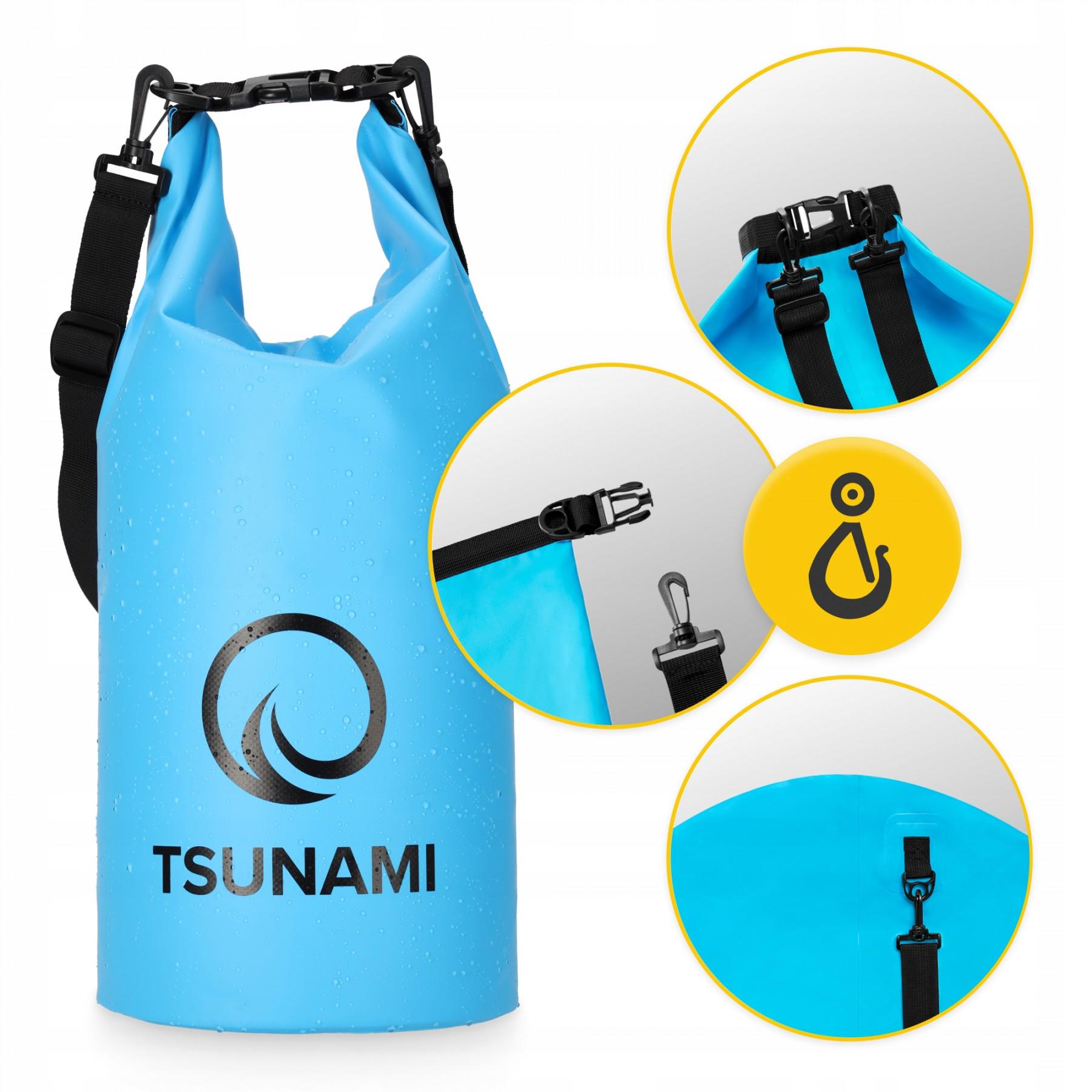 Гермомешок TSUNAMI Dry Pack 10 л (TS012) - фото 5